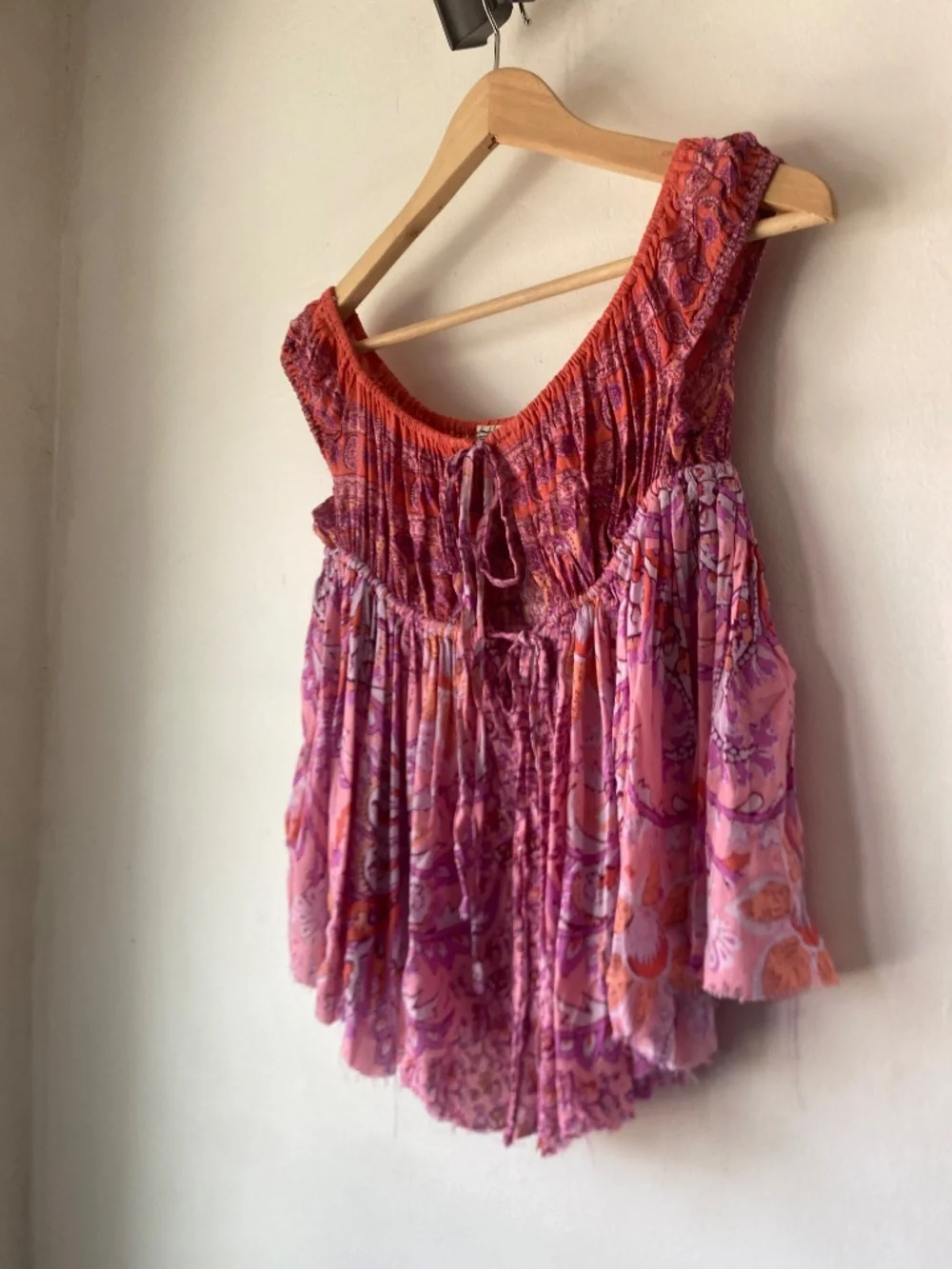 Free People XS Floral Top - Picture 6 of 8